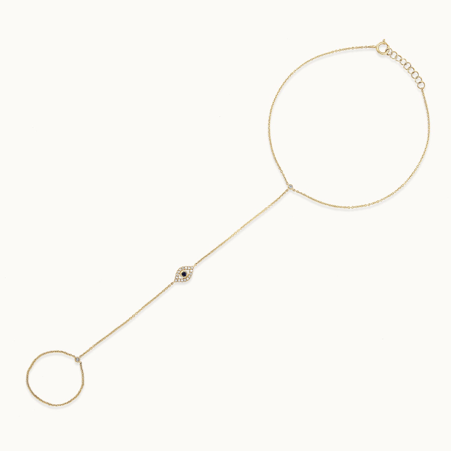 Evil Eye Hand Chain