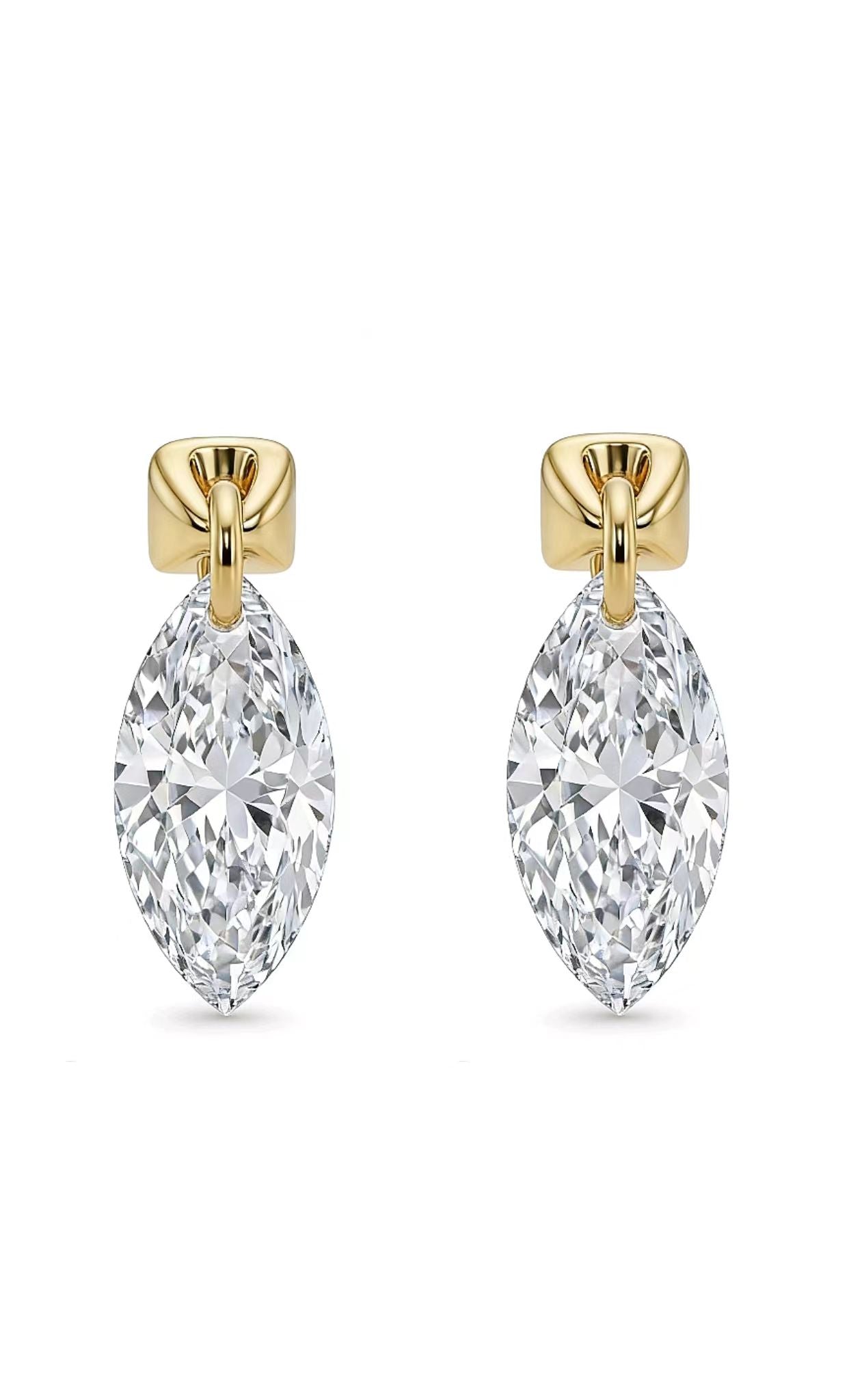 Drop Marquise Earring