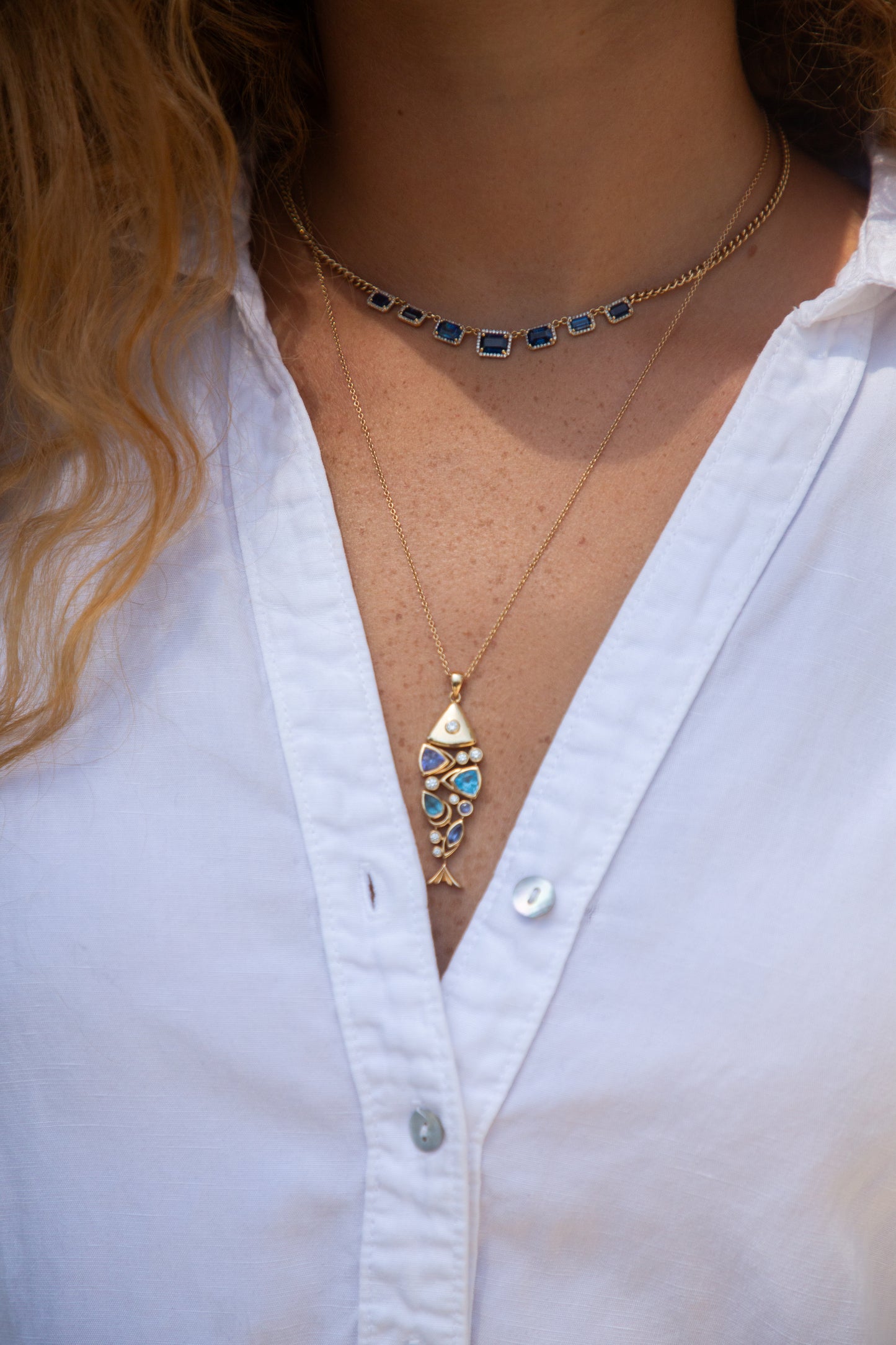 Lucky Fish Pendant Necklace