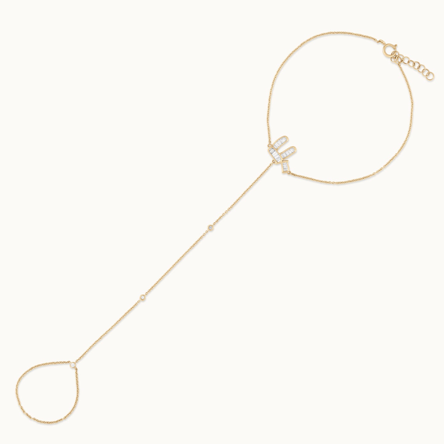 Diamond Chai Hand Chain