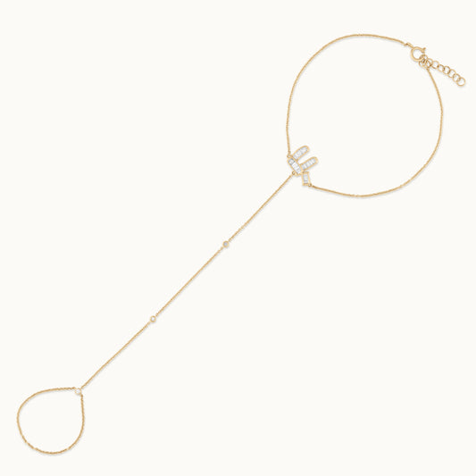 Diamond Chai Hand Chain