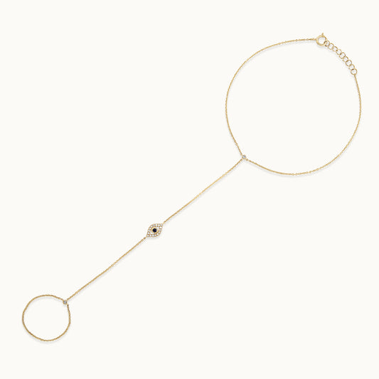 Evil Eye Hand Chain
