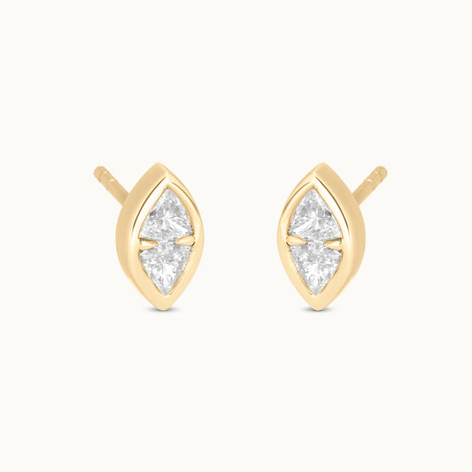 Marquise Diamond Studs