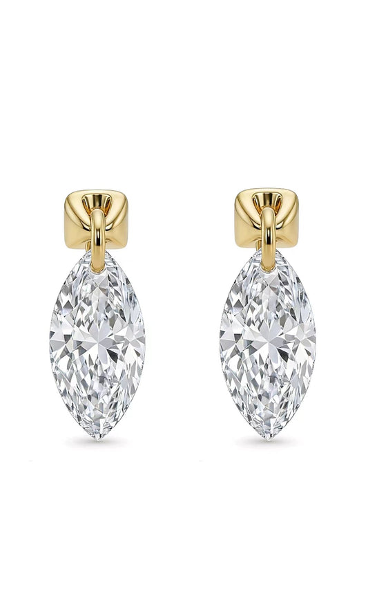 Drop Marquise Earring