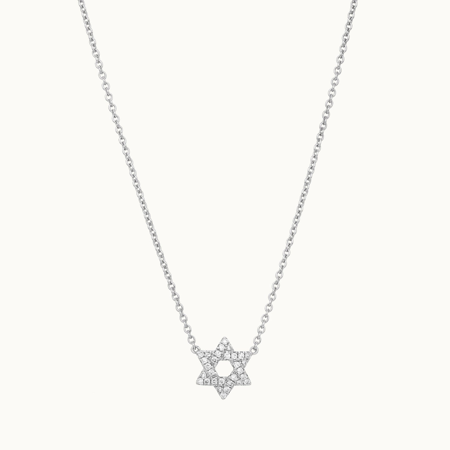 White gold Magen David