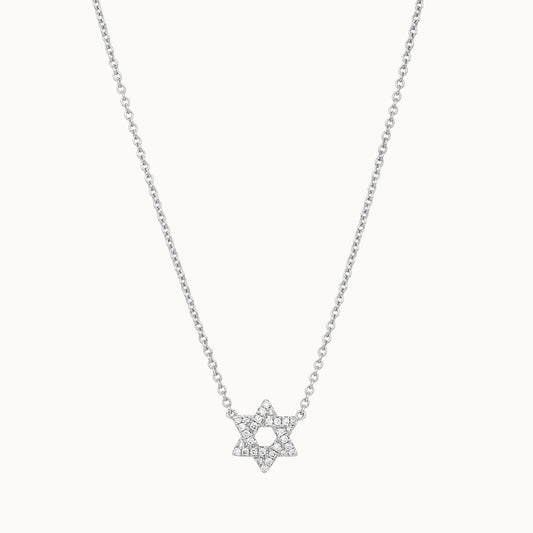 White gold Magen David