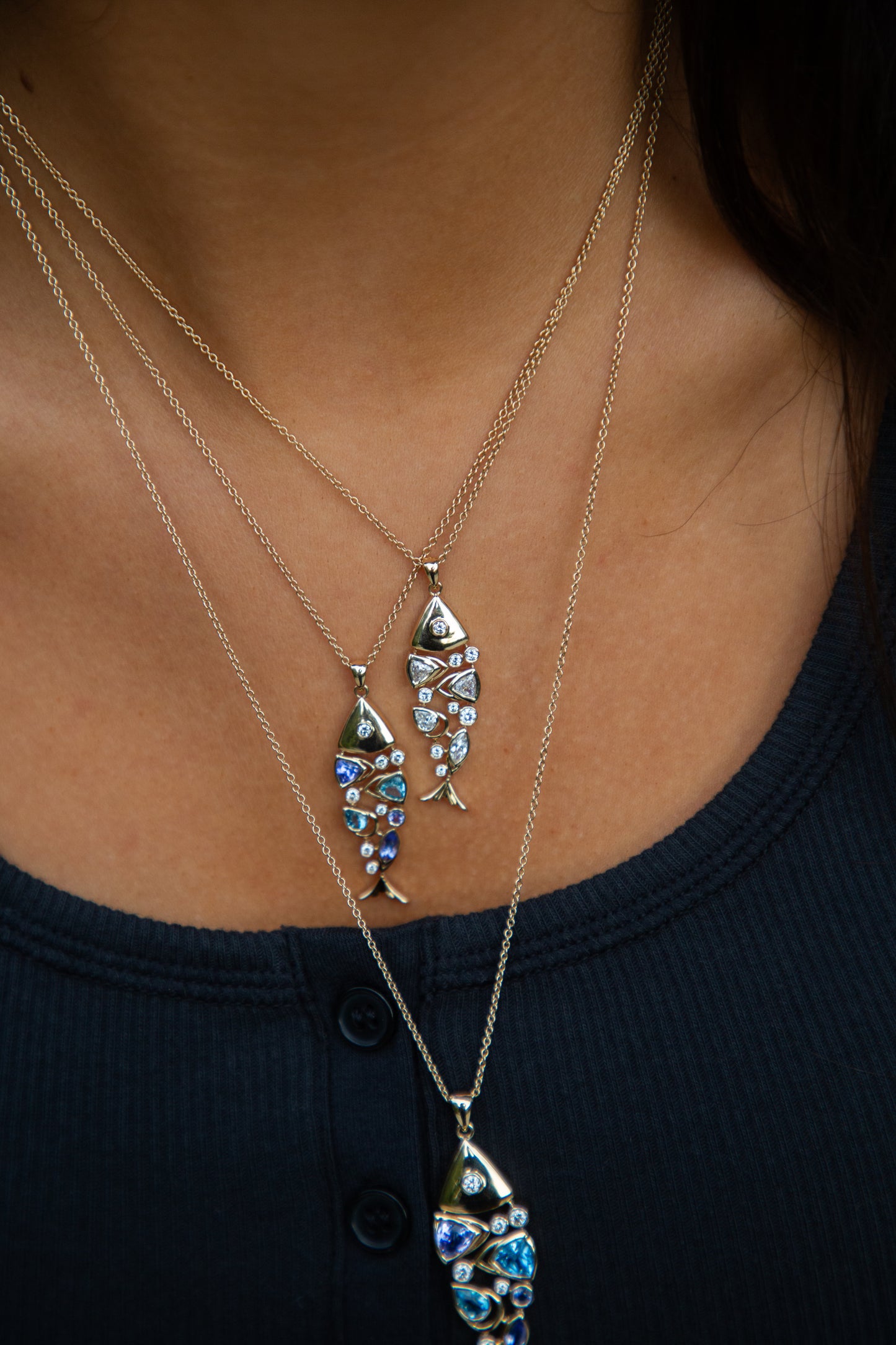 Lucky Fish Pendant Necklace