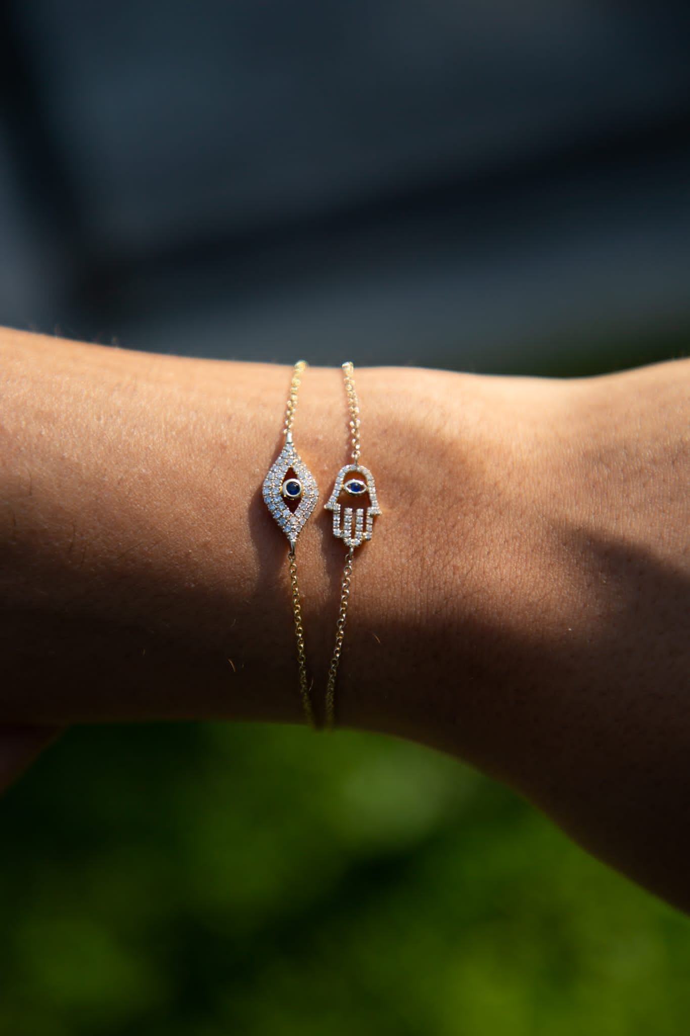 Evil Eye Diamond Bracelet